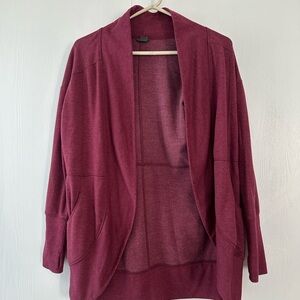 Eddie Bauer Camp Fleece Wrap Cardigan